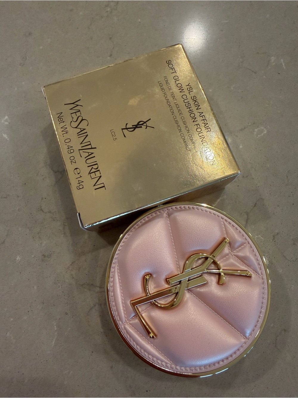 Yves Saint Laurent Cushion Foundation Compact - Pink & Gold